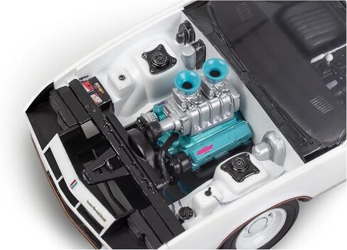 Revell 1:25 '82 Chevy Camaro Berlinetta Model Kit #14582 - آلة شارع مخصصة، محرك V8، 100 قطعة، مستوى المهارة 4 بناء متقدم، نموذج سيارة كلاسيكي من الثمانينيات للبالغين والمراهقين (12+) in Kuwait
