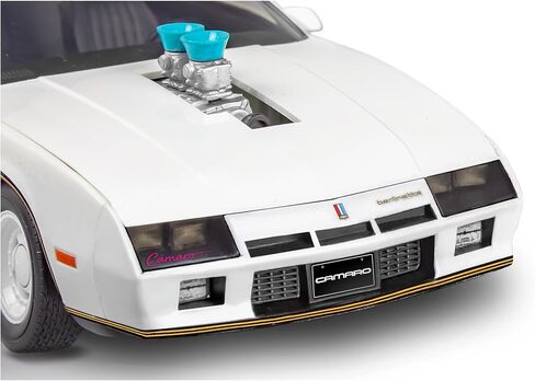 Revell 1:25 '82 Chevy Camaro Berlinetta Model Kit #14582 - آلة شارع مخصصة، محرك V8، 100 قطعة، مستوى المهارة 4 بناء متقدم، نموذج سيارة كلاسيكي من الثمانينيات للبالغين والمراهقين (12+) in Kuwait