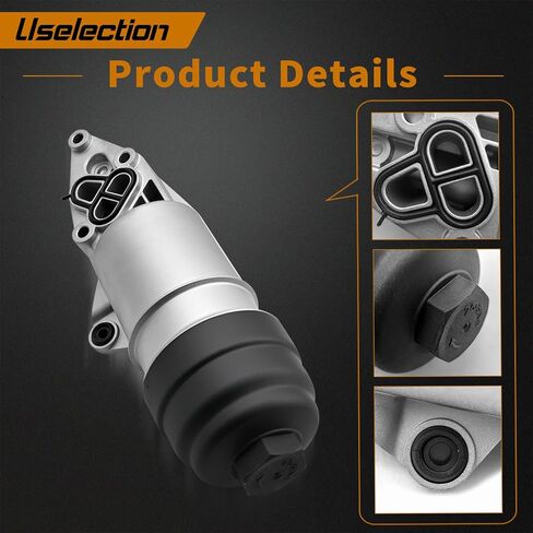 06E115405C Aluminum Oil Filter Housing Compatible with Audi A4 A5 A6 A7 A8 Quattro Q5 Q7 RS5 S4 S5 SQ5 Replaces# 06E115405A 06E115405K 95810701010 in Saudi Arabia