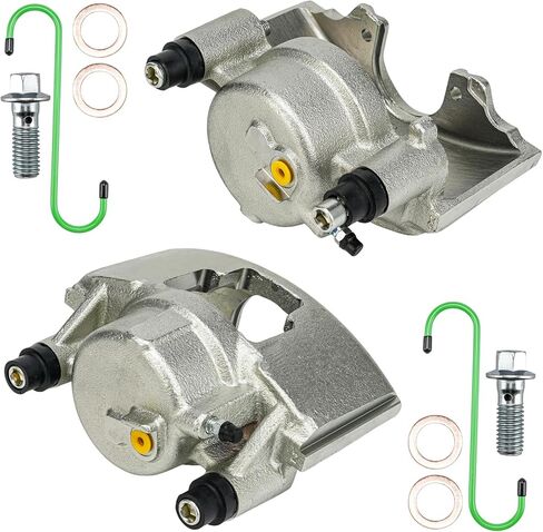 PHILTOP Front Brake Caliper Compatible with 1994-1999 Ram 2500, 1989-2000 K2500, 1995-2000 Tahoe, 1989-2000 C2500, 1988-2000 K3500, 1988-2000 C3500, 1996-2001 Express 3500, 18-4297, 18-4298 in Kuwait