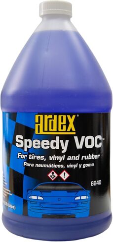 Ardex Speedy VOC 6240 - Tire, Dash & Interior Dressing | Brightens, Protects & Restores Vinyl, Plastic & Rubber (1 Gallon) in Saudi Arabia