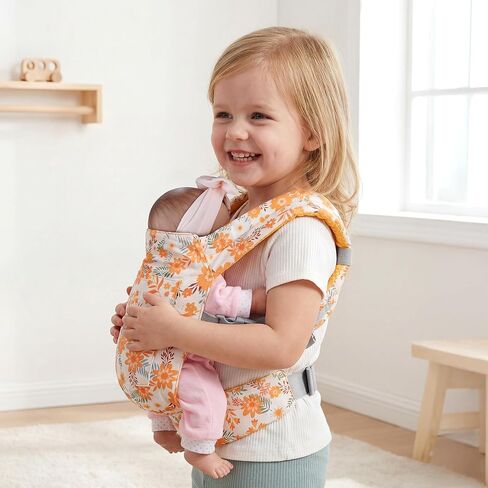BABESIDE Baby Doll Carrier – Adjustable Straps for 15–22 Inch Dolls, Perfect for Pretend Play & Role Play – Soft Cotton Doll Accessory for Girls Ages 3+（Doll Not Included） in Kuwait