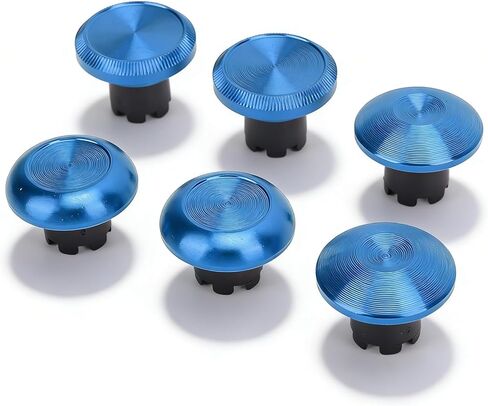 Replacement Thumbsticks for Edge, for Pro Elite, for PS4, for Pro, for Xboxone, for XboxSeries, 6 x Thumbsticks Caps, 2 x Replacement Thumbsticks (Red) in Saudi Arabia