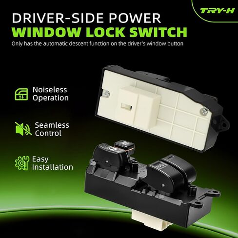 84820-08010 Power Master Window Switch Driver Side for Toyota Tundra 2000-2006 / Tacoma 2001-2011 / Sienna 1998-2000 / Solara 1999-2003 / FJ Cruiser 2007-2011 Replace# 84820-08010 84820-08011 in Saudi Arabia