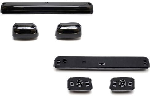 iJDMTOY مجموعة من 3 قطع من عدسات زينون بيضاء كاملة الشريط LED لسقف الكابينة متوافقة مع 2007-2014 Silverado/Sierra 2500 3500 HD in Kuwait