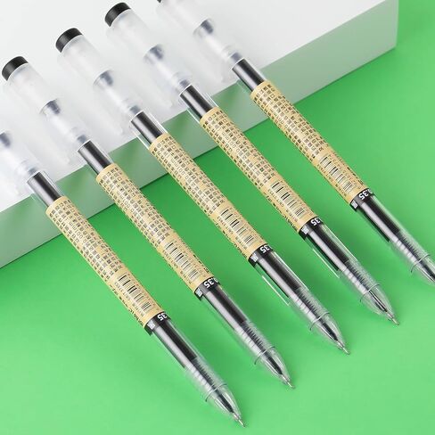 Japanese Style 60 Pack Black Ballpoint Pens Bulk, 0.35mm Extra Fine Point, No Bleed No Smear, Cap Design for School Office Teacher Bulk Buying Wholesale Journaling in Saudi Arabia