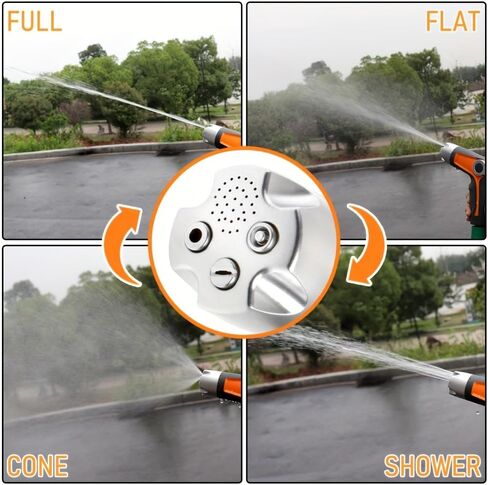 Heavy-Duty High-Pressure Water Gun with Adjustable Nozzle, Powerful Spray for Car Wash, Garden, Driveway, Modern Sprayer Compatible with Hose Connections for Home, Commercial, and Heavy-Cleaning Tasks in Kuwait