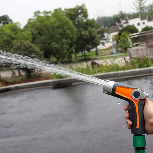 Heavy-Duty High-Pressure Water Gun with Adjustable Nozzle, Powerful Spray for Car Wash, Garden, Driveway, Modern Sprayer Compatible with Hose Connections for Home, Commercial, and Heavy-Cleaning Tasks in Kuwait