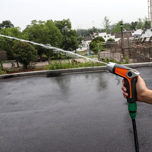 Heavy-Duty High-Pressure Water Gun with Adjustable Nozzle, Powerful Spray for Car Wash, Garden, Driveway, Modern Sprayer Compatible with Hose Connections for Home, Commercial, and Heavy-Cleaning Tasks in Kuwait