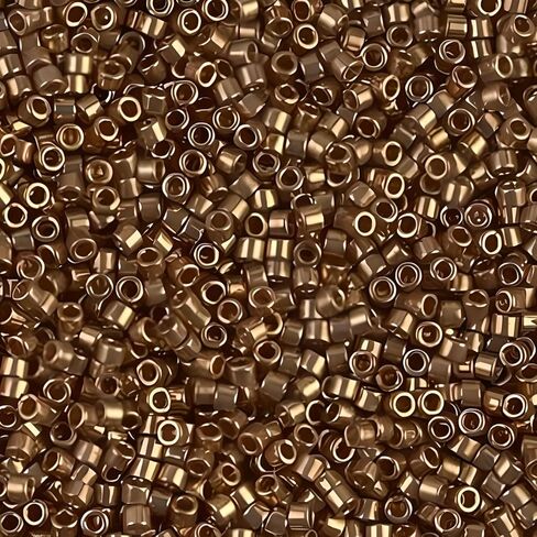 Miyuki Delica Seed Beads Bundle: Size 11/0, Metallics Collection DB021, DB022L, DB040-3 Tubes of 7.2 Grams ea in Kuwait