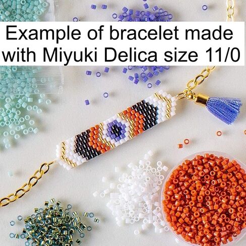 Miyuki Delica Seed Beads Bundle: Size 11/0, Metallics Collection DB021, DB022L, DB040-3 Tubes of 7.2 Grams ea in Kuwait
