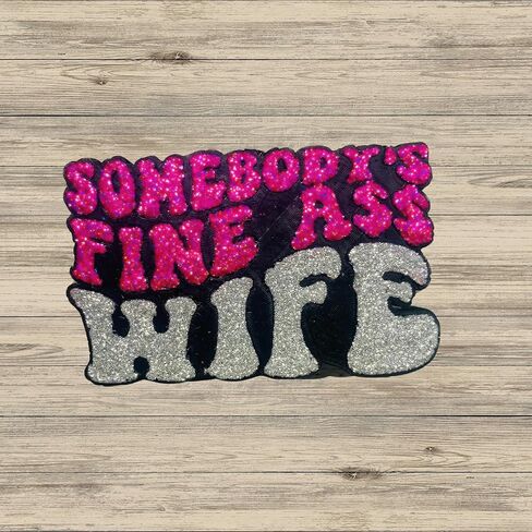 Somebody’s Fine Ass Wife Car Freshie Silicone Mold 3.9x2.7x0.8" Inappropriate Wifey Fiance Ex Wife Spoiled Aroma Beads Oven Safe in Kuwait