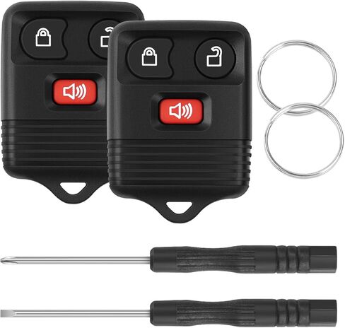 Replacement Key Fob Shell Case, Smart Keyless FitRemote Control housin for 1998 1999 2000 2001 2002 2003 Ford (2 pcs) in Saudi Arabia