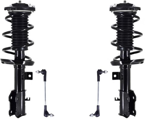 Suspension Kit Assembly Front Side Mild Steel Complete Struts Sway Bar for Chevy for Cruze 1.4L 2016-2019 Screw-on-Mounting Style X37SL3221 X37SL3220 in Saudi Arabia
