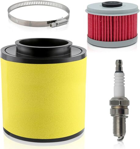 فلتر هواء TRX400 لسيارة Honda Foreman 450 400 TRX400 TRX450 1995-2004، لسيارة Rancher 350 TRX350 2000-2006 17254-HN5-670 17254-HC5-900 مع شمعة إشعال فلتر الزيت in Kuwait