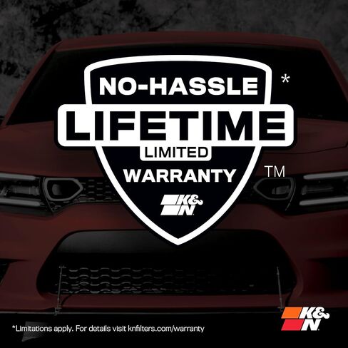 K&N High-Flow Original Lifetime Engine Air Filter: Increase Power: Premium, Washable: Compatible with 2023-2026 FORD/LINCOLLN: (See Product Descriptions for Select Models), 33-5151 in Saudi Arabia
