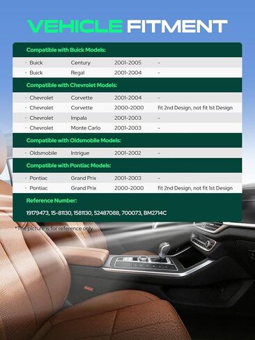 استبدال مجموعة محرك منفاخ YHTAUTO لسيارة 2001-2003 شيفروليه إمبالا ومونت كارلو، 00-04 كورفيت، 01-04 بويك ريجال، 01-05 سنشري، 00-03 بونتياك جراند بريكس، 01-02 أولدزموبيل دسيسة in Kuwait