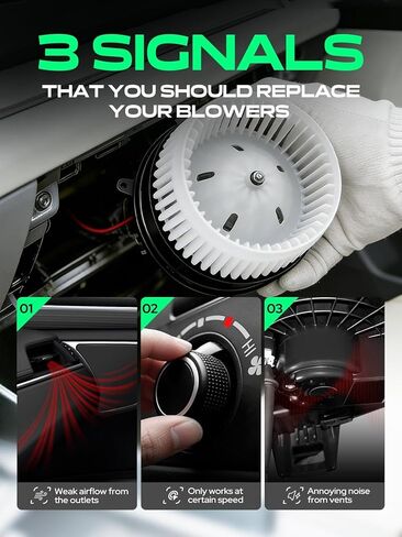 استبدال مجموعة محرك منفاخ YHTAUTO لسيارة 2001-2003 شيفروليه إمبالا ومونت كارلو، 00-04 كورفيت، 01-04 بويك ريجال، 01-05 سنشري، 00-03 بونتياك جراند بريكس، 01-02 أولدزموبيل دسيسة in Kuwait