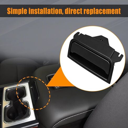 22792217 22861304 Black Center Console Latch Compatible with Chevy Silverado Suburban Tahoe GMC Sierra Yukon 2014-2020 Black in Saudi Arabia