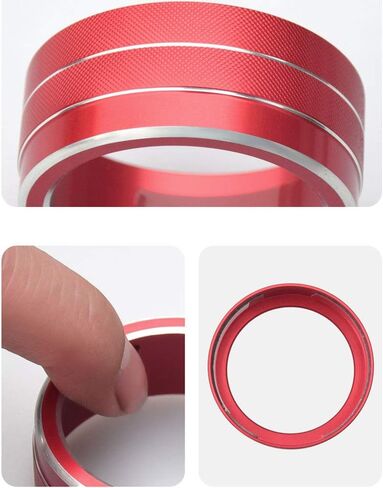 XITER Center Console Knobs AC Air Conditioning Button Audio Function Rear Mirror Knob Switch Cover Trim Compatible with Nissan Altima 2019 2020 2021-2025/Rogue 2021 2022 2023 2024 2025 2026(RED) in Kuwait