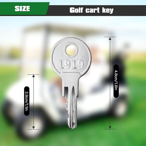25Pcs Ignition Keys Replace for EZGO Golf Cart Key, Fit for 1981 EZGO and Newer Golf Cart, Reference 17063-G01, 17063G1 in Saudi Arabia