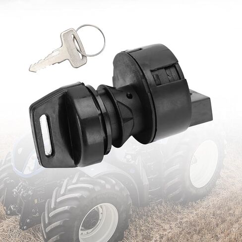 4Pin Tractor Ignition Key Switch 86405634 with 2 Keys for New Holland T2330 TC29D TC29DA TC31DA TC33D TC34DA TC35A TC35DA TC40A TC45A TC45DA Boomer 2030 2035 3040 3045 3050 T2210 T2310 ﻿ in Saudi Arabia