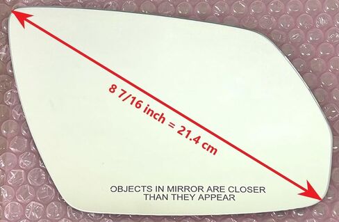New Mirror Glass with FULL SIZE ADHESIVE for 2015-16 HYUNDAI GENESIS 2017-20 GENESIS G80 Passenger Side View Right RH in Kuwait