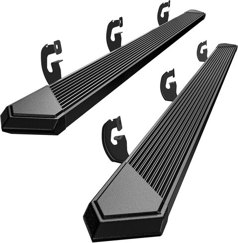 AUTOSAVER88 Ford Running Boards Compatible with 2009-2014 F-150 SuperCrew Cab, Side Steps Nerf Bar Rails, Black, Side Step W/Pad Design in Kuwait