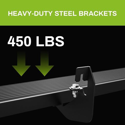 AUTOSAVER88 Ford Running Boards Compatible with 2009-2014 F-150 SuperCrew Cab, Side Steps Nerf Bar Rails, Black, Side Step W/Pad Design in Kuwait