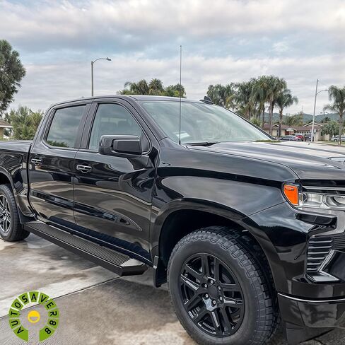 AUTOSAVER88 Ford Running Boards Compatible with 2009-2014 F-150 SuperCrew Cab, Side Steps Nerf Bar Rails, Black, Side Step W/Pad Design in Kuwait