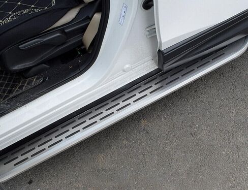2Pcs Silver Running Boards Side Step Pedal Fits for Toyota Grand Highlander 2023 2024 2025 2026 Fixed Foot Step Pedal Rail Board Stair with Brackets in Saudi Arabia