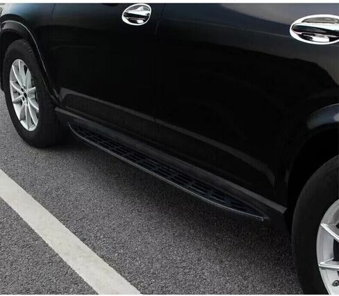 Heavy Duty Running Boards Side Step Nerf Bars for Mercedes GLS X167 2020 2021 2022 2023 2024 2025, Aluminum Fixed Foot Pedal Protector Board, Black Side Step Replacement in Saudi Arabia