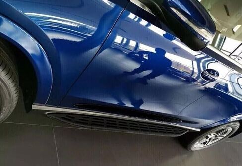 Heavy Duty Running Boards Side Step Nerf Bars for Mercedes GLS X167 2020 2021 2022 2023 2024 2025, Aluminum Fixed Foot Pedal Protector Board, Black Side Step Replacement in Saudi Arabia