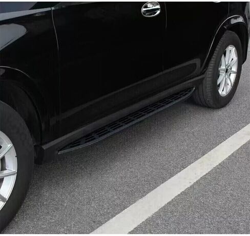 Heavy Duty Running Boards Side Step Nerf Bars for Mercedes GLS X167 2020 2021 2022 2023 2024 2025, Aluminum Fixed Foot Pedal Protector Board, Black Side Step Replacement in Saudi Arabia