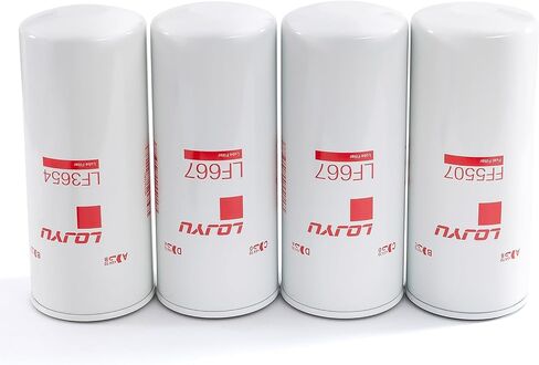 LF667*2 LF3654 FF5507 Oil/Fuel Filter Kit For Volvo Mack D13 13.0L MP8 13.0L For VNL Volvo Mack Granite Pinnacle Anthem Secondary Fuel Water Separator, Replacement model 477556 485GB3191,4 Pcs in Saudi Arabia