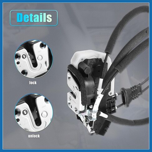 Replacement Front Right Passenger Side Power Door Lock Actuator Motor with Cable for Nissan Murano 09-14 Door Latch Actuator Assembly Replace No.805001AA0A Black Item Replacement in Kuwait