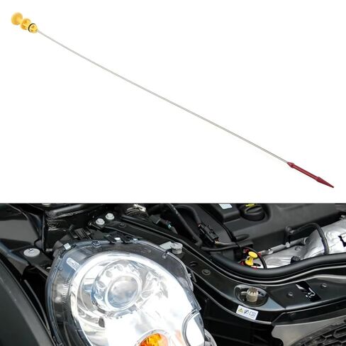 مقياس مستوى زيت السيارات متوافق مع Mini لـ R55 لـ Clubman 2006 2007 2008 2009 2010 2011 2012 2013 2014 مقياس مستوى زيت محرك السيارة OEM: 11437585970 in Kuwait