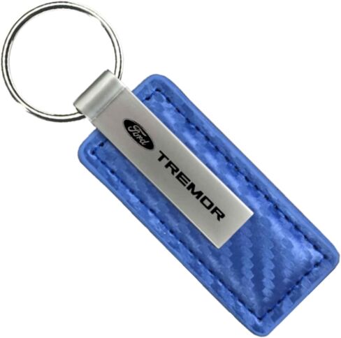 AU-TOMOTIVE GOLD, INC. Officially Licensed Carbon Fiber Leather Key Chain for Ford Tremor in Kuwait