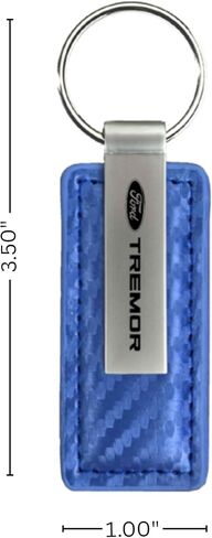 AU-TOMOTIVE GOLD, INC. Officially Licensed Carbon Fiber Leather Key Chain for Ford Tremor in Kuwait