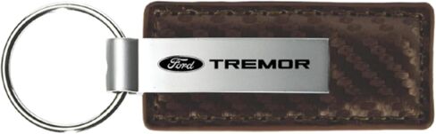 AU-TOMOTIVE GOLD, INC. Officially Licensed Carbon Fiber Leather Key Chain for Ford Tremor in Kuwait