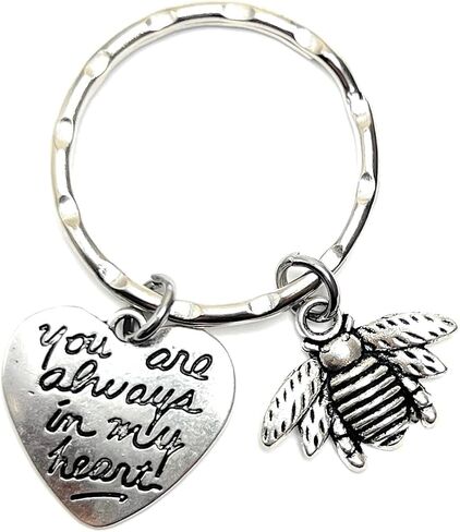 You Are Always in My Heart Remembrance Bereavement Memorial Sympathy Forever My Friend Gift Keepsake In Memory Blessed Missing You Loss of Loved One Hornet Sting Wasp Bumblebee Bee Keychain 110D in Kuwait