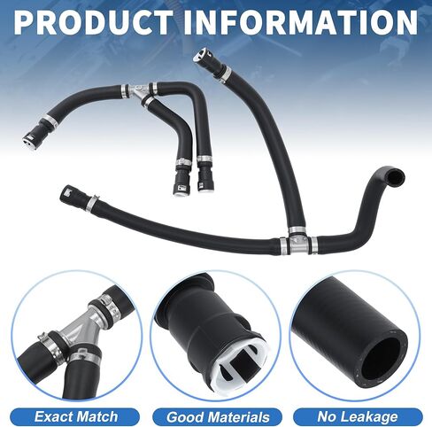 ACROPIX مدخل ومخرج خرطوم سخان HVAC لفورد إكسبيديشن لينكولن نافيجيتور 2007-2008 V8 5.4L استبدال أنبوب مبرد مياه المحرك المطاطي 626-537/626-540/7L1Z18472AA/8L1Z18472A in Kuwait