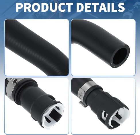 ACROPIX مدخل ومخرج خرطوم سخان HVAC لفورد إكسبيديشن لينكولن نافيجيتور 2007-2008 V8 5.4L استبدال أنبوب مبرد مياه المحرك المطاطي 626-537/626-540/7L1Z18472AA/8L1Z18472A in Kuwait