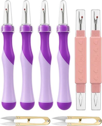 FAMULP 8 PCS Seam Ripper Tool Set, Stitch Remover for Sewing Thread, Embroidery Removal Tool Heavy Duty in Saudi Arabia