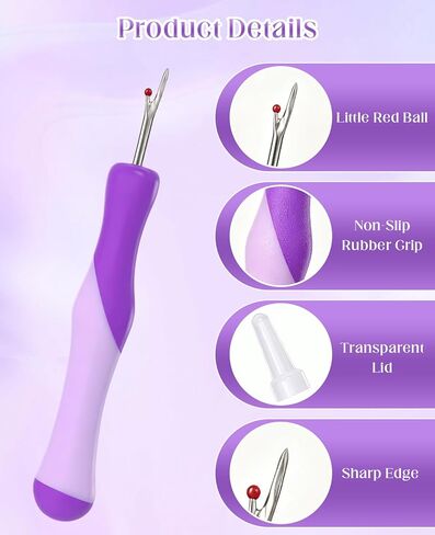 FAMULP 8 PCS Seam Ripper Tool Set, Stitch Remover for Sewing Thread, Embroidery Removal Tool Heavy Duty in Saudi Arabia