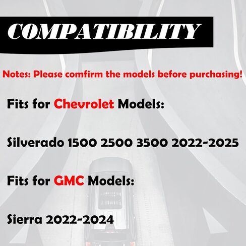استبدال MechanMagic Key Fob يناسب 2022-2025 Chevy Silverado 1500 2500 3500 2022 2023 2024 GMC Sirerra دخول بدون مفتاح التحكم عن بعد YG0G21TB2 13548441 433 ميجا هرتز in Kuwait