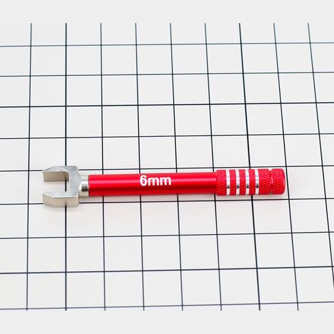 Aluminium Alloy Pull Rod Links Compatible with 1/10 Arrma Gorgon 2WD Fury Vorteks RC Monster Truck (Red) in Saudi Arabia