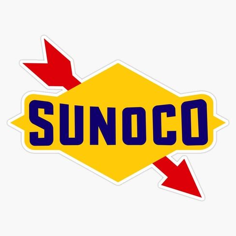 ملصق LAD Studio Sunoco 'Arrow' لممتص الصدمات للنافذة مقاس 5 بوصات in Kuwait