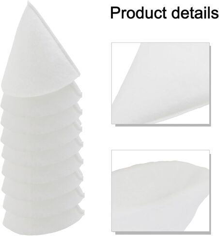 20 Pack G4 Cone Air Filter Set DN125 for Zehnder, for Helios, for Maico, for Pluggit for exhaust Valve Grilles, 180mm White in Saudi Arabia