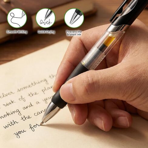 200 Pack Black Ink Retractable Ballpoint Pen 1.0 mm Point Smooth Writing Click Pens for Office Supplies Journal Writing in Saudi Arabia